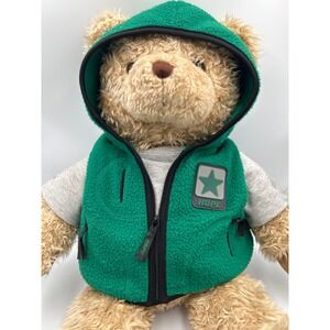 Gund Wish Bear 2000 2001 Limited Edition Green Vest Plush Toy‎ Kids